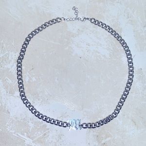 mcmlxxx 1/1 custom made designer choker necklace NWT UNI 925 silver​​​​​
